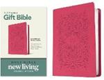 NLT Premium Gift Bible, Red Letter, LeatherLike, Very Berry