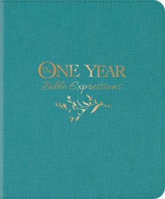 One Year Bible Expressions, Tidewater Teal - Tyndale - cover