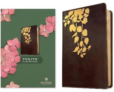 NLT Thrive Devotional Bible for Women, Deep Brown - Sheri Rose Shepherd - cover