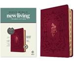 NLT Giant Print Bible, Filament Edition, Cranberry, Indexed