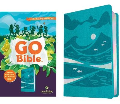NLT Go Bible for Kids (Leatherlike, Teal Ocean): A Life-Changing Bible for Kids - Tyndale - cover