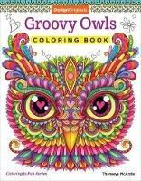 Groovy Owls Coloring Book - Thaneeya McArdle - cover