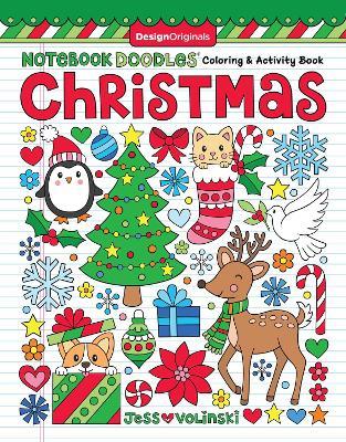 Notebook Doodles Christmas: Coloring & Activity Book - Jess Volinksi - cover