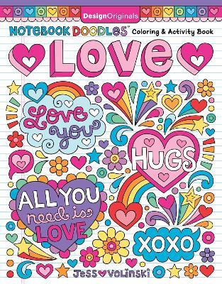 Notebook Doodles Love: Coloring & Activity Book - Jess Volinski - cover