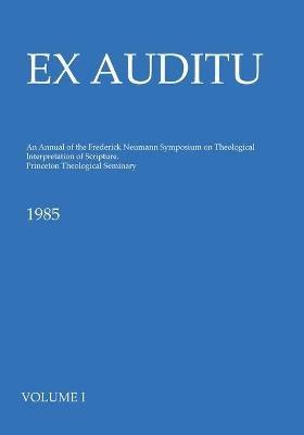 Ex Auditu - Volume 01 - cover