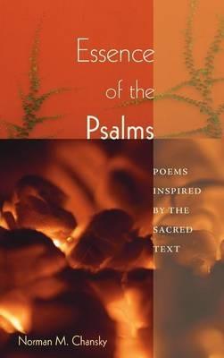 Essence of the Psalms - Norman M Chansky - cover