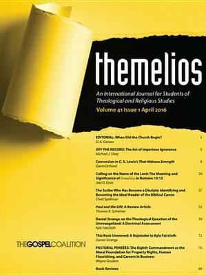 Themelios, Volume 41, Issue 1 - cover
