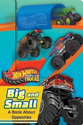 Hot Wheels: Big and Small: A Book about Opposites (a Mattel Hot Wheels Monster Trucks Shaped Novelty Board Book for Toddlers) - Buzzpop - cover
