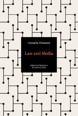 Law and Media - Cornelia Vismann - cover