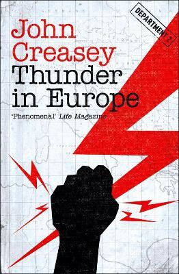 Thunder in Europe - John Creasey - cover