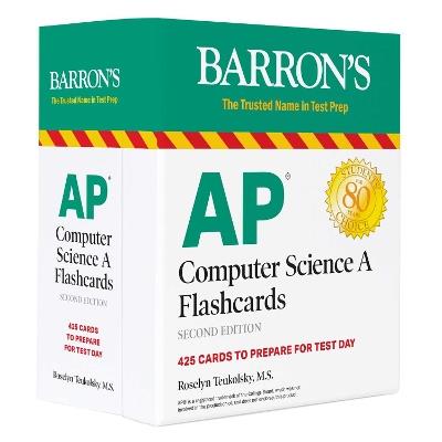 AP Computer Science A Flashcards: 425 Cards to Prepare for Test Day - Roselyn Teukolsky - cover