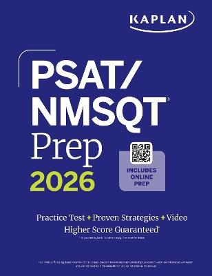 PSAT/NMSQT Prep 2026: Includes a Full Length Practice Test + 100s of Practice Questions + 1 Year Access Online Quizzes and Video Instruction - Kaplan Test Prep - cover