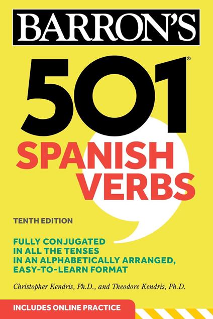 501 Spanish Verbs, Tenth Edition