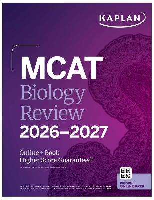 MCAT Biology Review 2026-2027: Online + Book - Kaplan Test Prep - cover