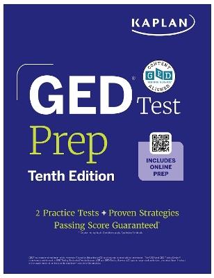 GED Test Prep, Tenth Edition (2026): Includes a Diagnostic Pretest, 2 Full Length Practice Tests, 1000+ Practice Questions, and 40+ Online Videos - Caren Van Slyke - cover