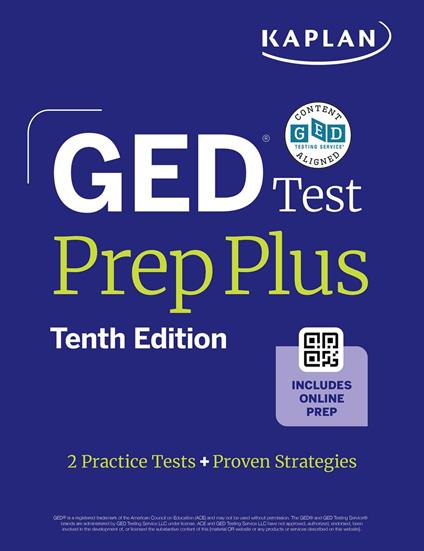 GED Test Prep Plus, Tenth Edition (2026): Includes a Diagnostic Pretest, 2 Full Length Practice Tests, 1000+ Practice Questions, and 60+ Online Videos