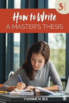 How to Write a Master's Thesis - Yvonne N. Bui - cover
