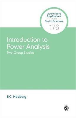 Introduction to Power Analysis: Two-Group Studies - E. C. Hedberg - cover