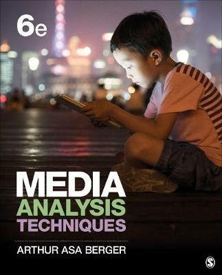 Media Analysis Techniques - Arthur A, Berger - cover