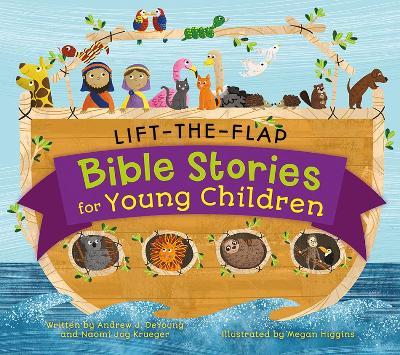 Lift-The-Flap Surprise Bible Stories - Andrew J DeYoung,Naomi Joy Krueger - cover