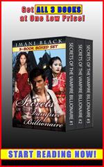 Secrets of the Vampire Billionaire 3-Book Boxed Set Bundle