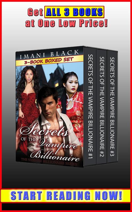 Secrets of the Vampire Billionaire 3-Book Boxed Set Bundle