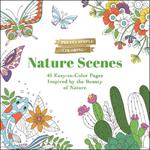 Pretty Simple Coloring: Nature Scenes: 45 Easy-to-Color Pages Inspired by the Beauty of Nature