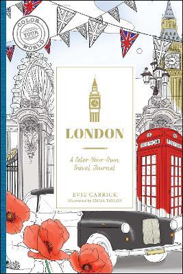 London: A Color-Your-Own Travel Journal - Evie Carrick - cover
