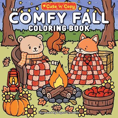 The Comfy Fall Coloring Book - cover