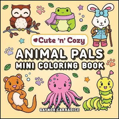 Animal Pals Mini Coloring Book - cover