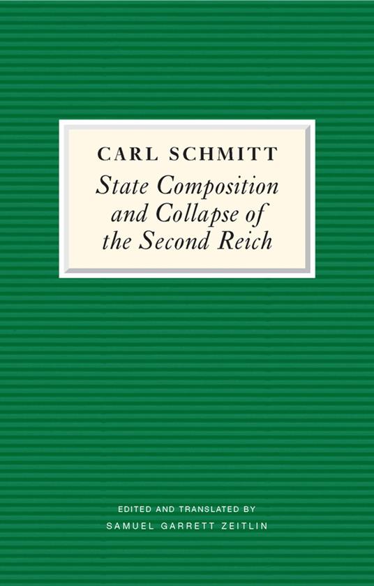 State Composition and Collapse of the Second Reich
