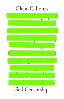 Self-Censorship - Glenn C. Loury - cover
