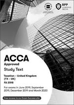 ACCA Taxation FA2018: Study Text