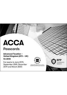 ACCA Advanced Taxation FA2018: Passcards - BPP Learning Media - cover