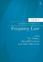 Modern Studies in Property Law, Volume 11 - cover
