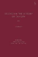 Studies in the History of Tax Law, Volume 9 - cover