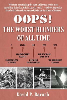 Worst Blunders of All Time: Shocking Tales from Pandora's Box to Putin's Invasion - David P. Barash - cover
