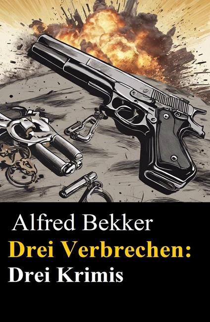 Drei Alfred Bekker Krimis - Drei Verbrechen