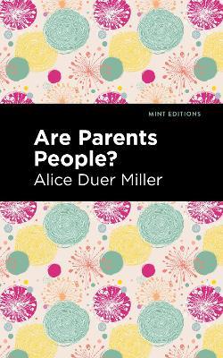 Are Parents People? - Alice Duer Miller - cover