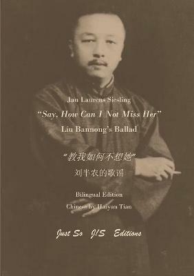 Say, How Can I Not Miss Her - Jan Laurens Siesling - cover