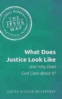 What Does Justice Look Like and Why Does God Care about It? - Judith McCartney,Colin McCartney - cover