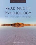 Readings in Psychology: From Foundation to Application