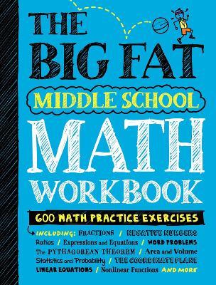 The Big Fat Middle School Math Workbook - Workman Publishing - cover
