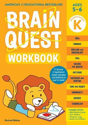 Brain Quest Workbook: Kindergarten (Revised Edition) - Lisa Trumbauer,Workman Publishing - cover