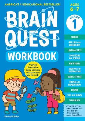 Brain Quest Workbook: 1st Grade (Revised Edition) - Lisa Trumbauer,Workman Publishing - cover