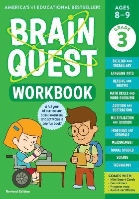 Brain Quest Workbook: 3rd Grade (Revised Edition) - Janet A. Meyer,Workman Publishing - cover