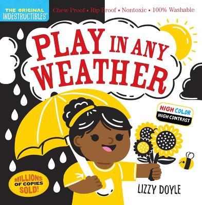 Indestructibles: Play in Any Weather (High Color High Contrast): Chew Proof · Rip Proof · Nontoxic · 100% Washable (Book for Babies, Newborn Books, Safe to Chew) - Amy Pixton,Lizzy Doyle - cover