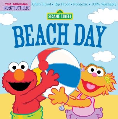 Indestructibles: Sesame Street: Beach Day: Chew Proof · Rip Proof · Nontoxic · 100% Washable (Book for Babies, Newborn Books, Safe to Chew) - Sesame Street,Amy Pixton - cover