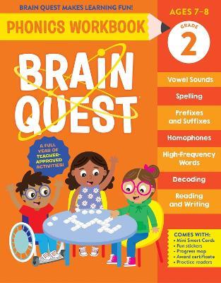 Brain Quest Phonics Workbook: Grade 2 - Workman Publishing - cover