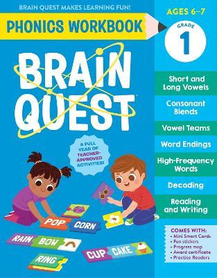 Brain Quest Phonics Workbook: Grade 1 - Workman Publishing - cover